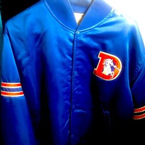 Vintage 1980s Starter Jacket - Denver Broncos Mens Size L